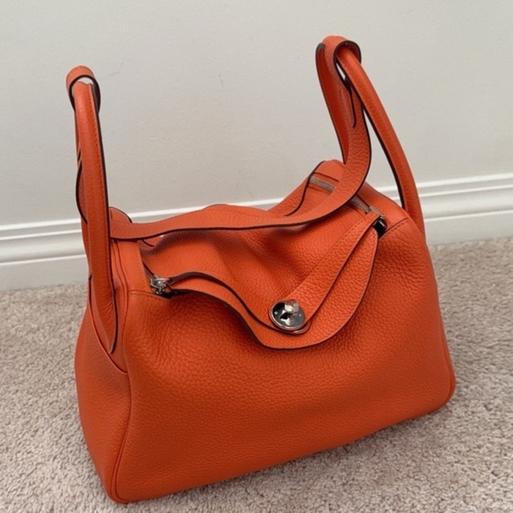Hermes Orange Lindy 30